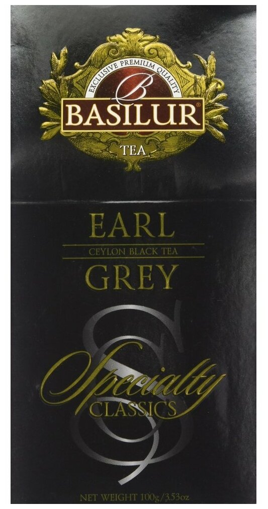 Чай черный Basilur Избранная классика Earl Grey 100г Basilur Tea Export - фото №2