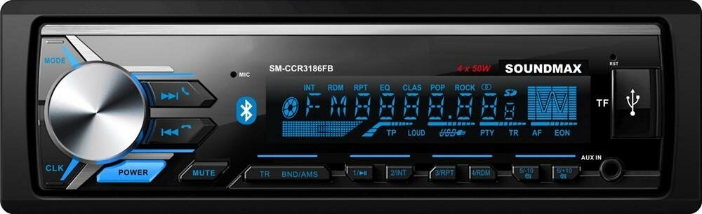 Автомагнитола SOUNDMAX SM-CCR3186FB 4х50Вт, Bluetooth