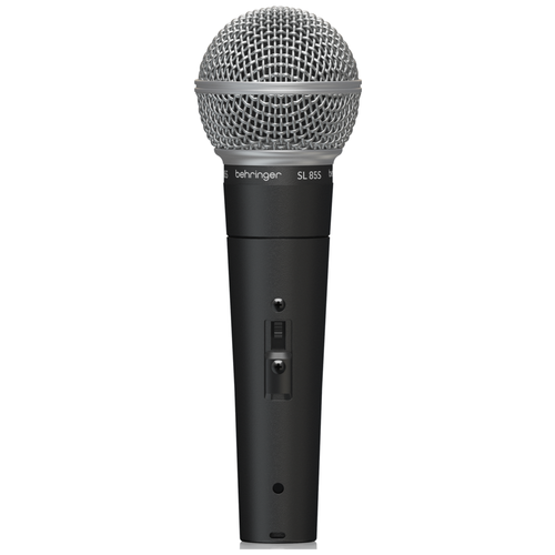 Микрофон проводной BEHRINGER SL 85S, разъем: XLR 3 pin (M), черный микрофон проводной jts cx 506 разъем xlr 3 pin m черный
