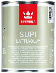 Масло Tikkurila Supi Lattiaoljy, бесцветный, 0.9 л