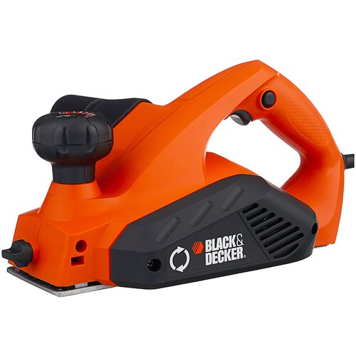 Сетевой электрорубанок BLACK+DECKER KW712, 650 Вт оранжевый/черный ремень для рубанка kw 712 black