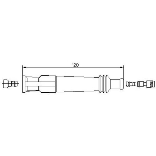 BREMI 132265 Комплект свечей BREMI - Наконечник свечи зажигания 132265 / Комплект 4 шт