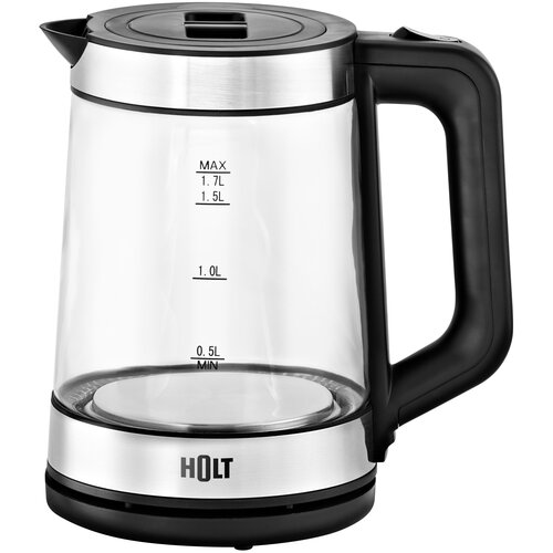 Чайник Holt HT-KT-012, серебристый/черный