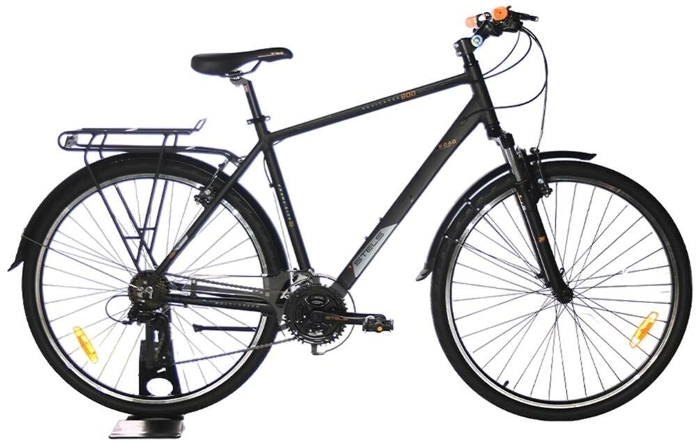 Велосипед взрослый дорожный Stels Navigator 28" 800 V V010 рама 21" черный