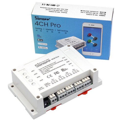 WiFi-Реле Sonoff 4CH PRO 311900₽