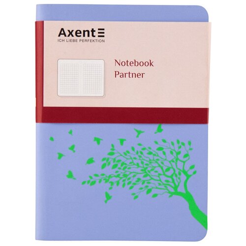 Axent 8302-07-A Книга записная Partner Soft Mini Wind, 115*160, 80л, кл, голубая