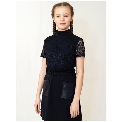 фото Водолазка nota bene размер 146, темно-синий