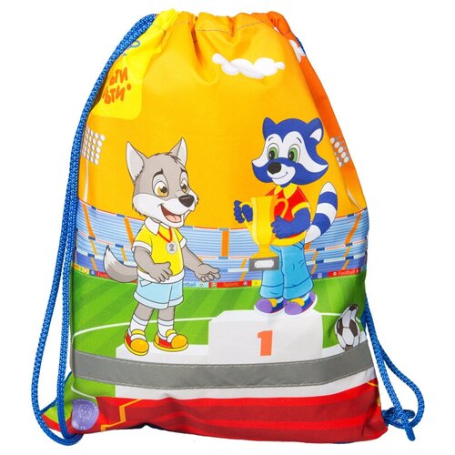 Мешок для обуви 1 отделение Мульти-Пульти Енот-футболист 330420мм 403₽