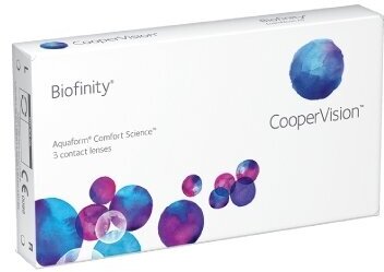 Контактные линзы Biofinity 3pk (BC 8,6; D -6,50)