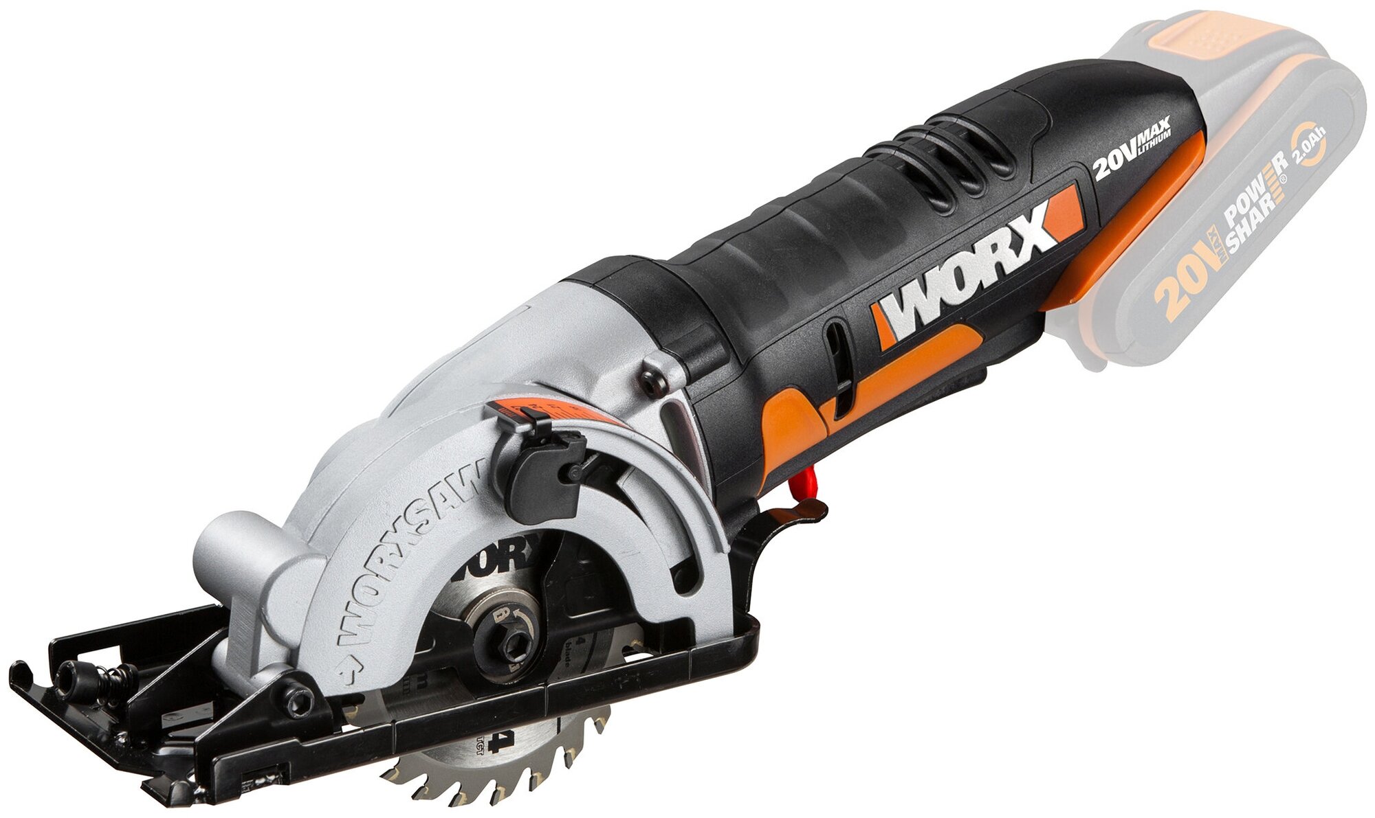 Аккумуляторная дисковая пила Worx WX527.9 0 коробка