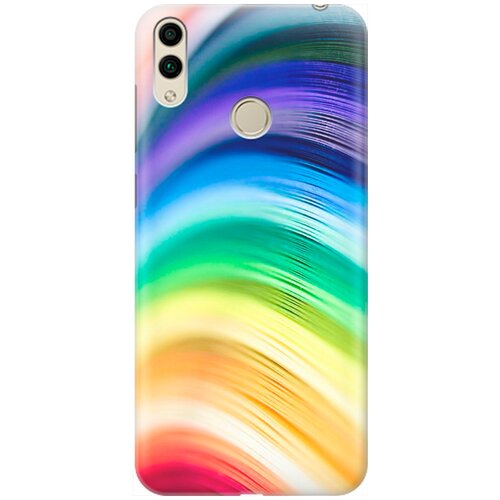фото Re:pa накладка transparent для honor 8c с принтом "разноцветные нити"
