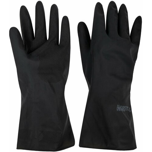 Перчатки резиновые латексные для уборки хозяйственные технические кислотощелочестойкие Кщс Тип-2 Азри размер 9 L большой К20щ20 607905 189₽
