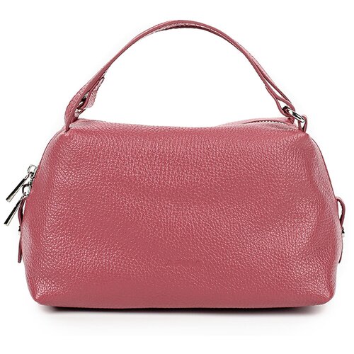 фото Сумка кросс-боди afina, натуральная кожа, виноград