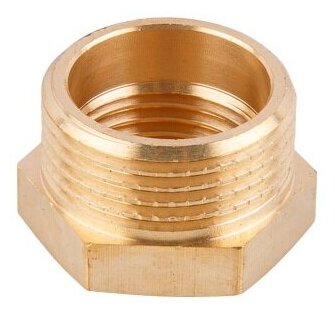 фото Переход латунный шестиугольный наружная-внутренняя 1"X3/4" AV ENGINEERING (AVE305005)