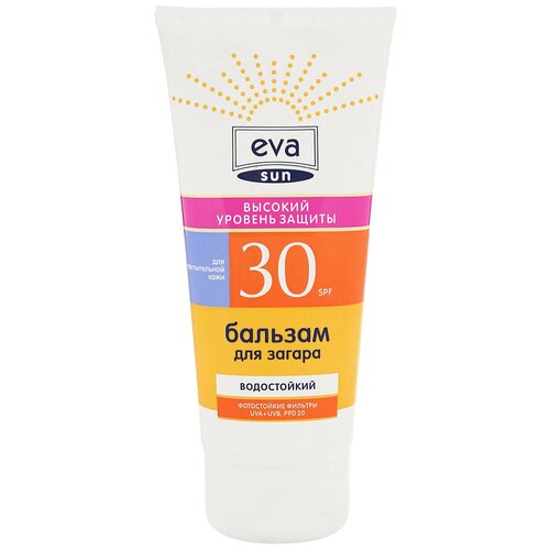 Eva Бальзам для загара водостойкий Sun SPF 30, 200 мл