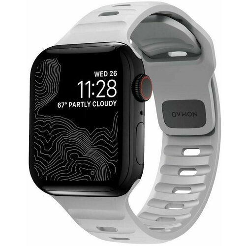 Ремешок Nomad Sport Strap M/L для Apple Watch 49/45/44/42 мм (NM01958185) Gray