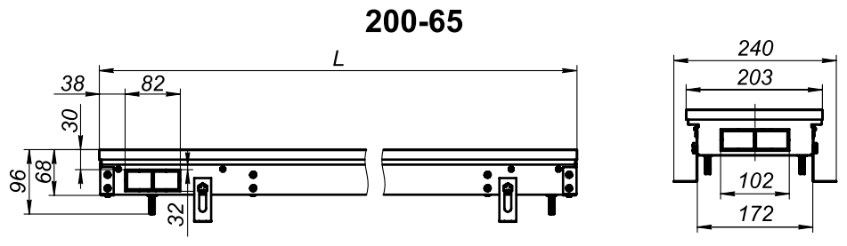 Внутрипольный конвектор Techno Usual KVZ 200-65-1500 с естественной конвекцией - фотография № 10