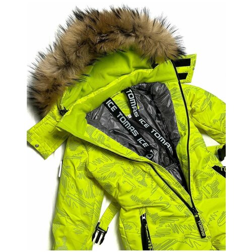 Комбинезон Tomas, зимний, светоотражающие элементы, размер 86, оранжевый