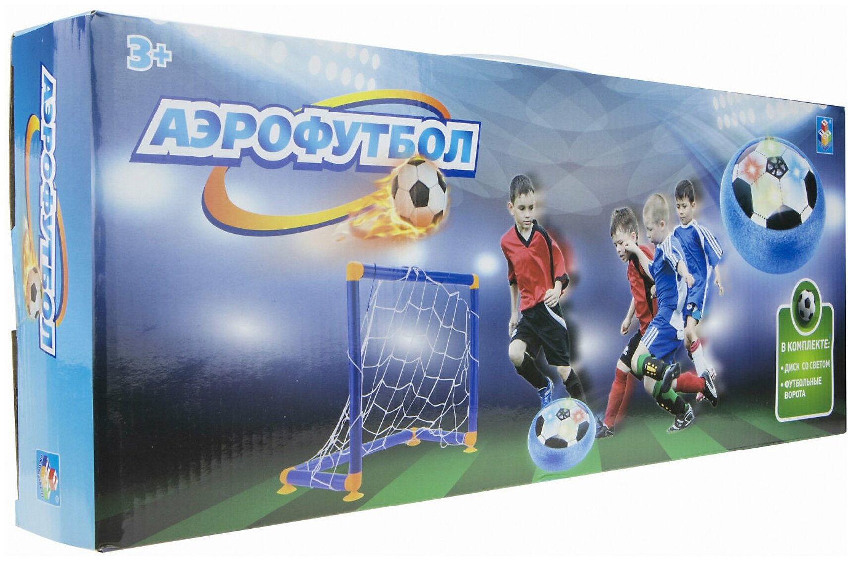 1toy футбольные ворота, аэрофутбол, синий