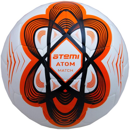 Мяч ATEMI футбольный ATOM Hybrid, оранж, р.5