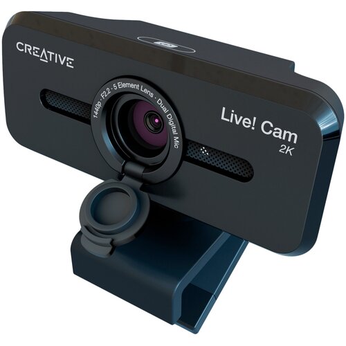 Камера Web Creative Live Cam SYNC V3 черный 5Mpix 2560x1440 USB20 с микрофоном 73VF090000000 10819₽