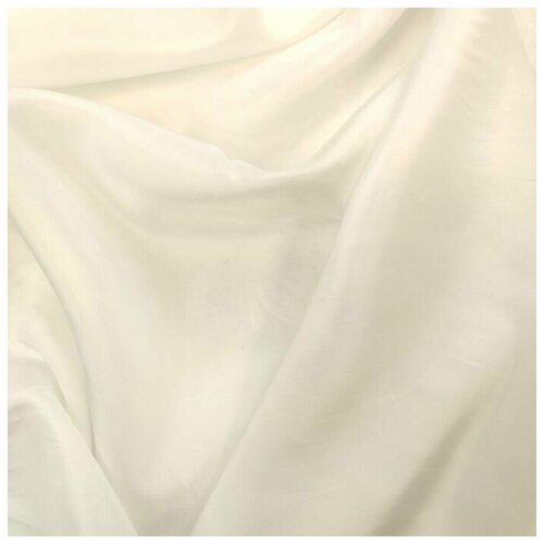 Ткань подкладочная (белый) 100% полиэстер италия 100 cm*140 cm