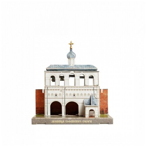 Сувенирная продукция Сборная модель из картона Звонница Софийского собора в Новгородском детинце, Умная Бумага