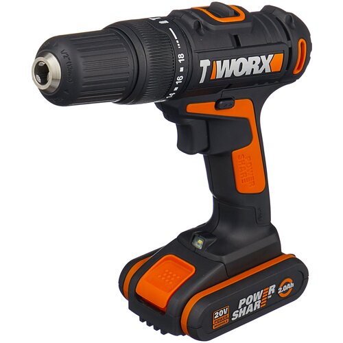 Дрель-шуруповерт ударная аккумуляторная WORX (WX371.1)