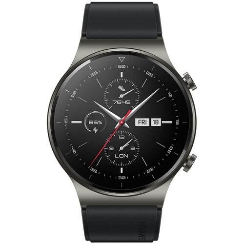 Умные часы HUAWEI WATCH GT 2 Pro 46 мм RU, черная ночь умные часы gt 2 pro vid b19 night black huawei