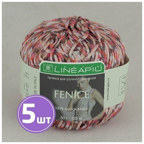 Пряжа LineaPIU FENICE (36410), мозайка, 5 шт. по 50 г