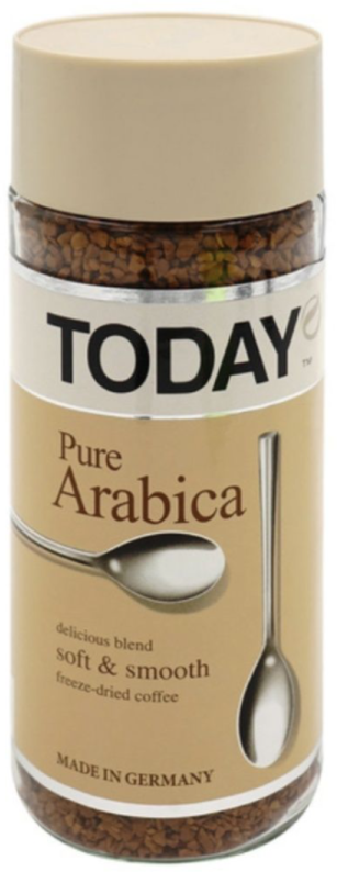 Кофе растворимый Today Pure Arabica 95 грамм