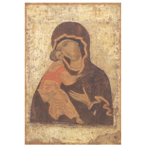 Икона Матерь Божия Владимирская, 14х19 см икона сказание каким святым какую благодать послал бог 24 см