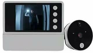 Видеоглазок для входной двери Look Smart B-DD с датчиком движения и записью на дверь до 120мм дверной звонок фото/видео ночной режим
