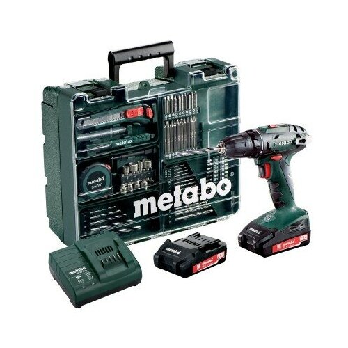 Аккумуляторный винтоверт Metabo BS 18 SET (602207880)