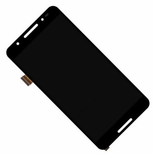 Дисплей для Alcatel OT 5011A (One Touch A3 Plus) в сборе с тачскрином <черный>