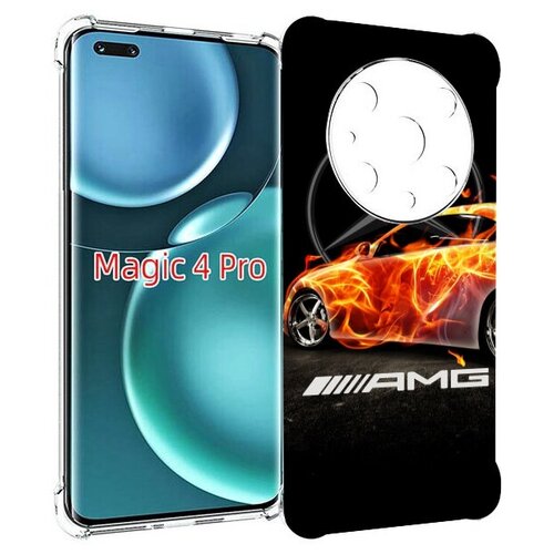 Чехол MyPads АМГ мужской для Honor Magic4 Pro / Magic4 Ultimate задняя-панель-накладка-бампер