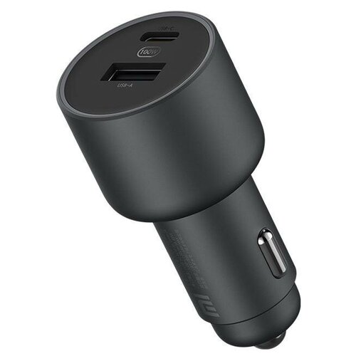 фото Зарядное устройство xiaomi mi car charger 100w black (черный) cc07zm