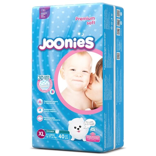 Joonies трусики Premium Soft XL (12-17 кг), 152 шт.