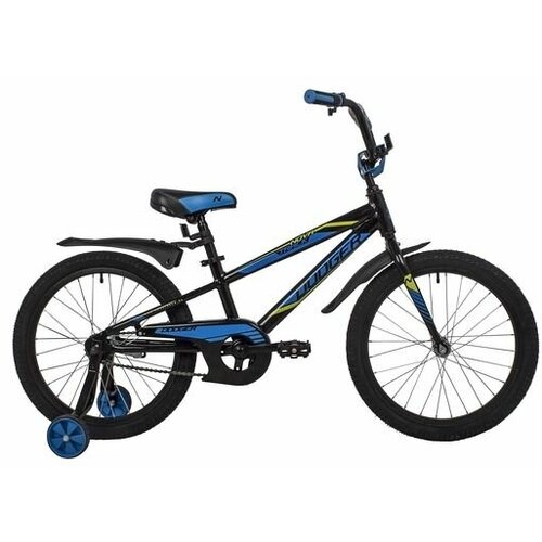 NOVATRACK Велосипед NOVATRACK 20 DODGER алюм чёрный тормоз нож короткие крылья защита цепи А-тип 1906000₽