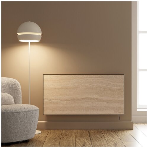 Керамический настенный энергосберегающий обогреватель Normand 1250 Э мрамор бежчерн с электронным терморегулятором 1223400₽