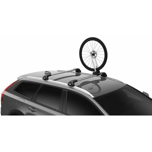 Велокрепление на крышу авто с держателем переднего колеса Thule Front Wheel Holder 547, черный