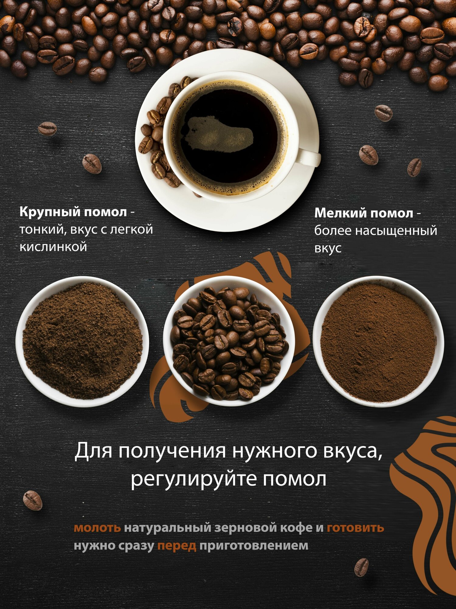 Кофе в зернах Barista Blend 100% арабика 1 кг для кофемашины - фотография № 5