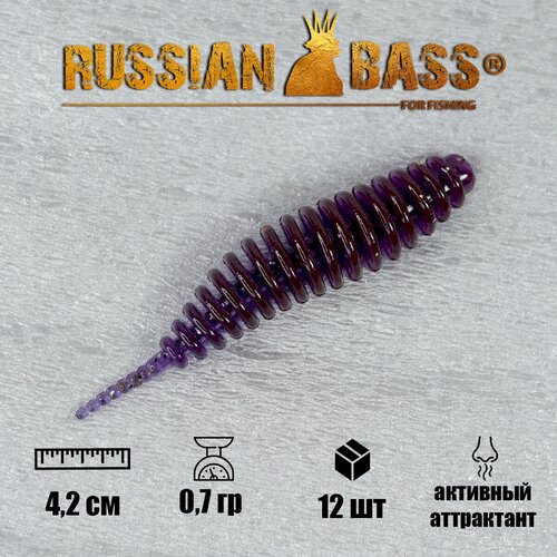 Силиконовые приманки Russian Bass - Шумный 16 42мм 12штуп цвет 021 активный аттрактант Танта 175₽