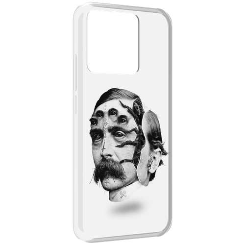 Чехол MyPads страшное лицо мужчины для Xiaomi Redmi 10A задняя-панель-накладка-бампер чехол mypads страшное лицо мужчины для xiaomi redmi a1 задняя панель накладка бампер