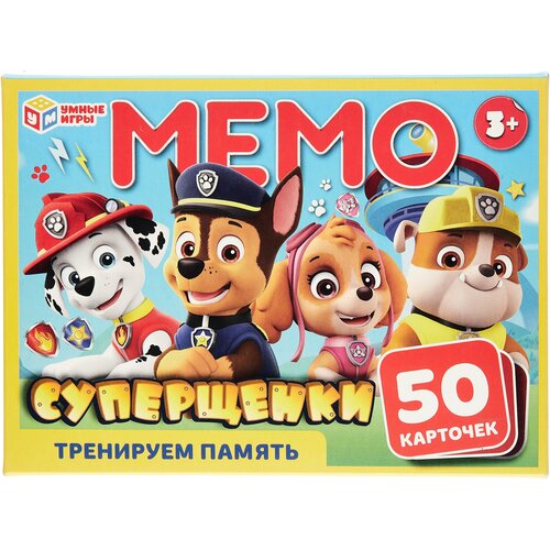 настольная игра умные игры мемо супермодель Настольная игра Умные игры Мемо Суперщенки