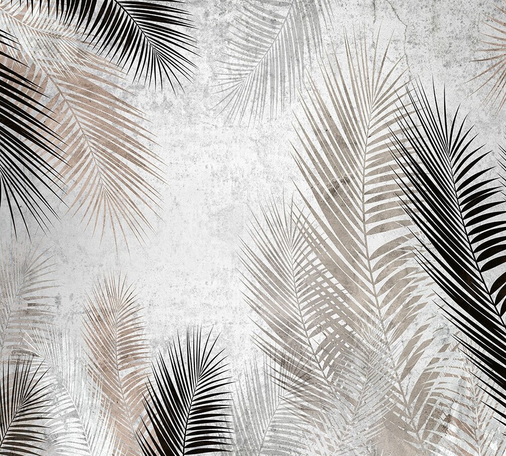 Фотообои на стену флизелиновые 3d Пальмовые листья 300х270 см Barton Wallpapers M131 - фотография № 8