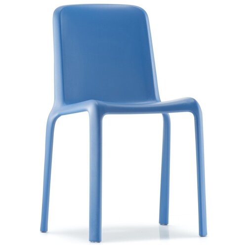 Стул пластиковый PEDRALI Snow, синий