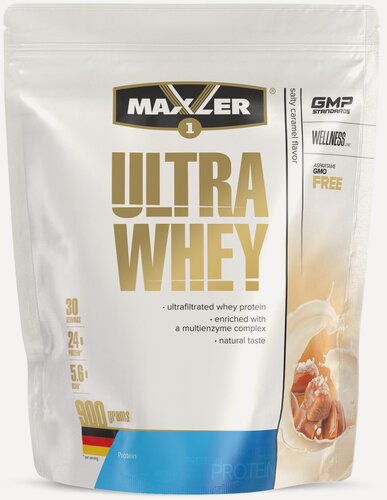Изображение товара Протеин сывороточный Maxler Ultra Whey (900 гр) (соленая карамель)