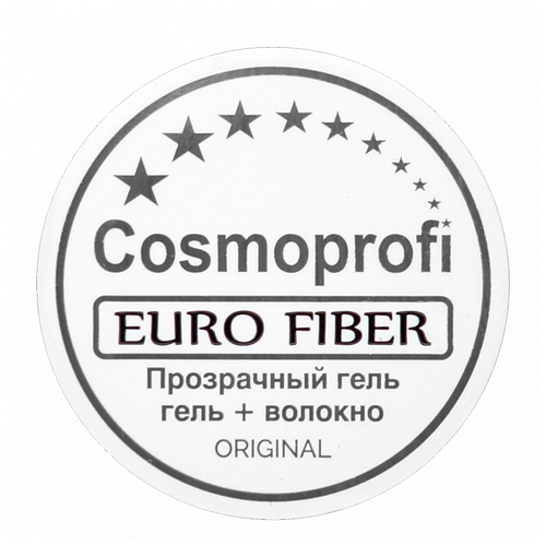 Cosmoprofi гель Euro Fiber моделирующий, 50 мл lcn fiber tech однофазный моделирующий гель 20 мл
