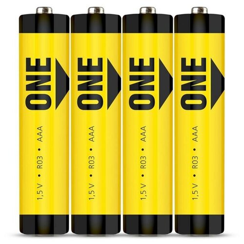 Батарейка SmartBuy ONE AAA (R03) солевая, SB4, 60 штук, 281649